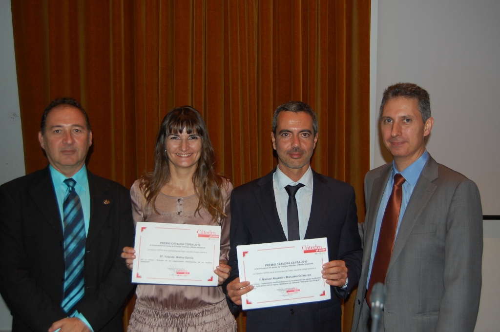 UCA y CEPSA entregan los premios Cátedra CEPSA 2013